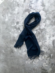 navy cashmere  scarf