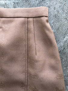brown skirt horses pattern